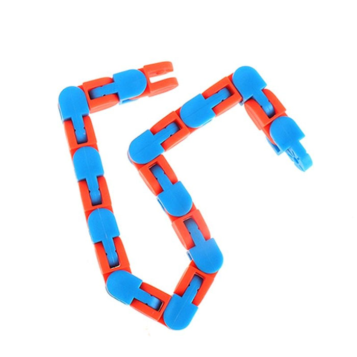 Wacky Tracks Fidget Stim Toy The Autistic Innovator Blue & Orange 