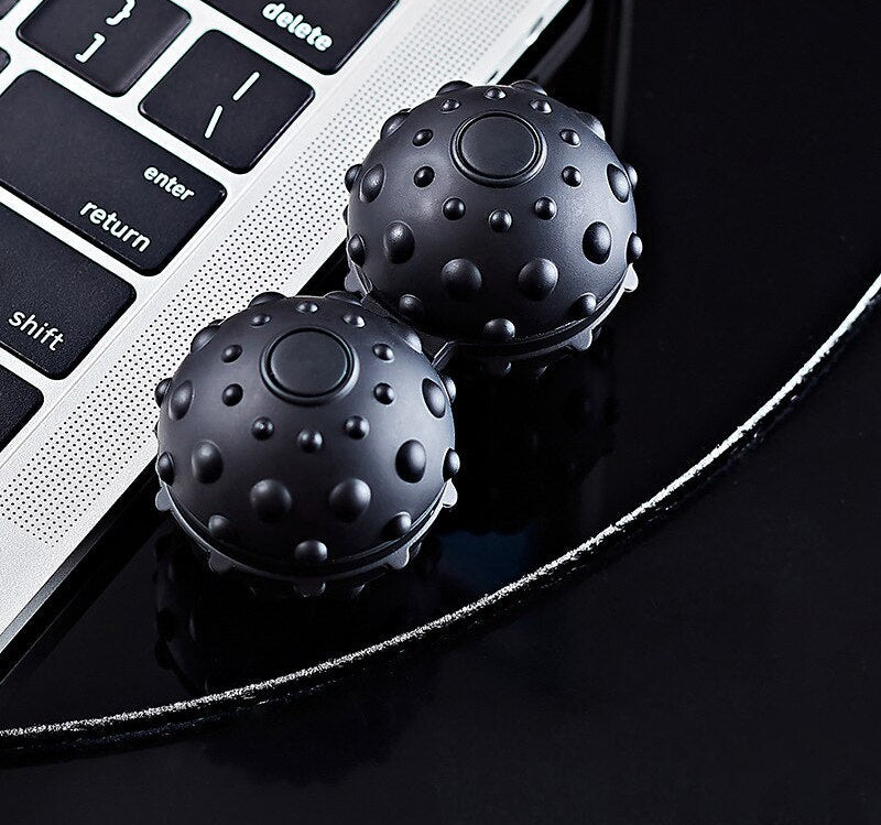 New Alloy Fidget Spinner Toys Stress Reliever One-piece Massage Ball Adult Vent Decompression Sensory Toys Children Hand Spinner 0 The Autistic Innovator black 