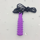 Textured Pendant Chew Necklace (10 pack) The Autistic Innovator Purple (10 pack) 