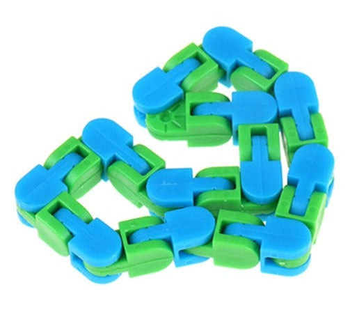 Wacky Tracks Fidget Stim Toy The Autistic Innovator Blue & Green 