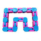 Wacky Tracks Fidget Stim Toy The Autistic Innovator Blue & Pink 