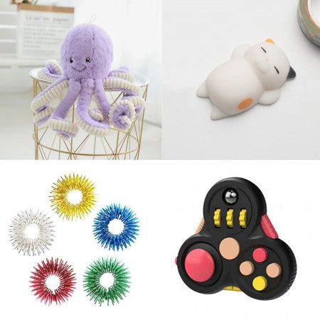 Octopus Plush & Stim Toys Bundle The Autistic Innovator 