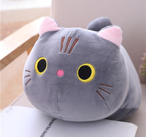 Anime Cat Plushie The Autistic Innovator Small Grey 
