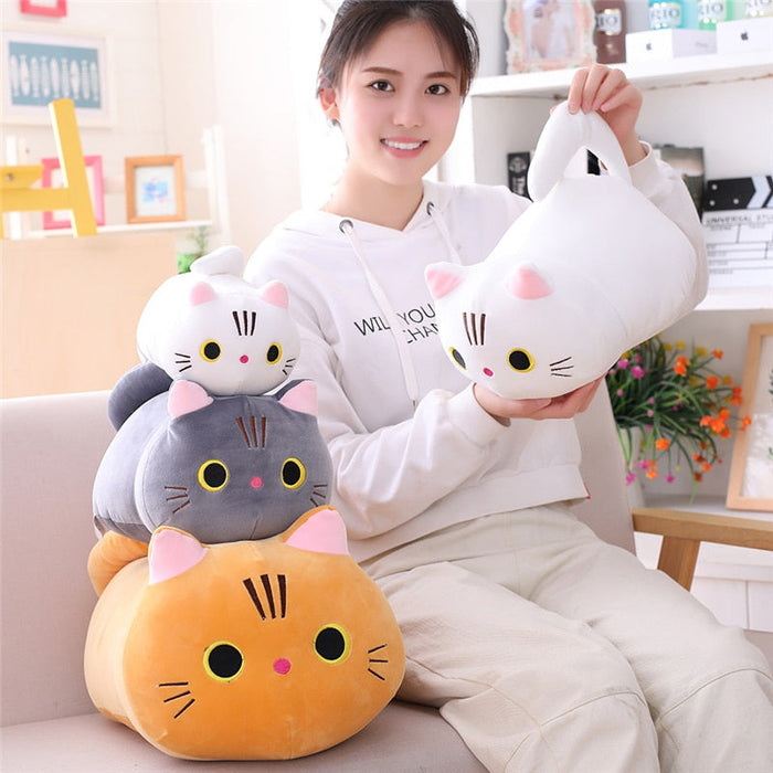 Anime Cat Plushie The Autistic Innovator Small White 