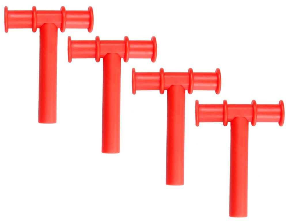 Chewy Stick Stim Toys (4 pack) The Autistic Innovator Red (4 pack) 