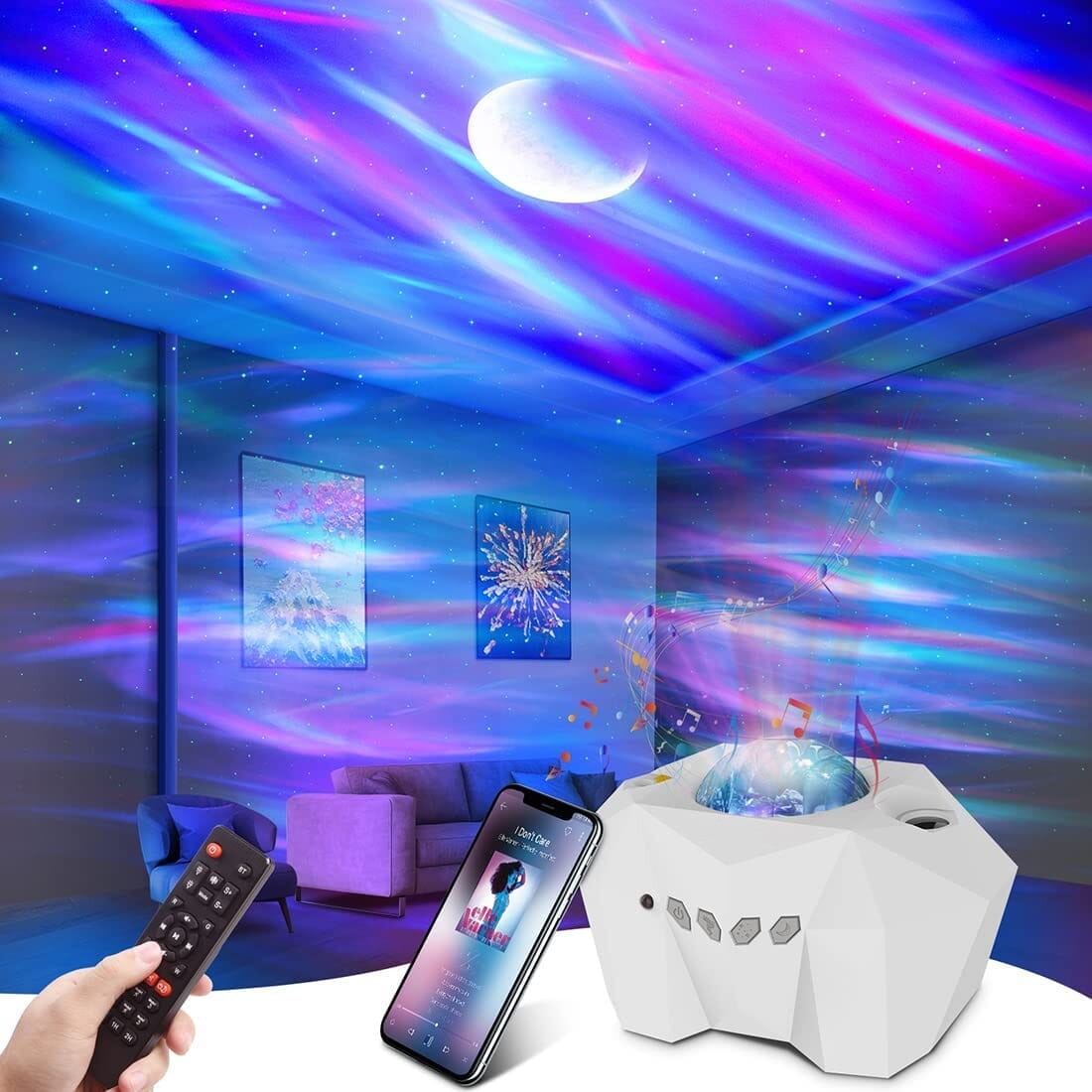 LED Aurora Projector Galaxy Starry Sky Projector Lamp Northern Lights Bedroom Home Room Decoration Nightlights Luminaires Gift 0 The Autistic Innovator 