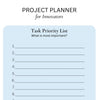 Printable Project Planner The Autistic Innovator 