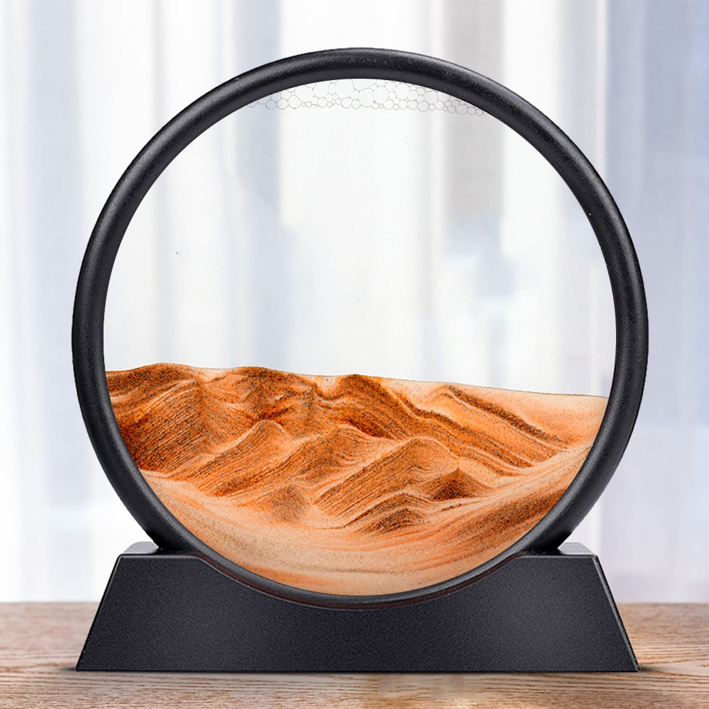 Moving Sandscape Visual Stim Art The Autistic Innovator Desert 12 inch / 30cm 