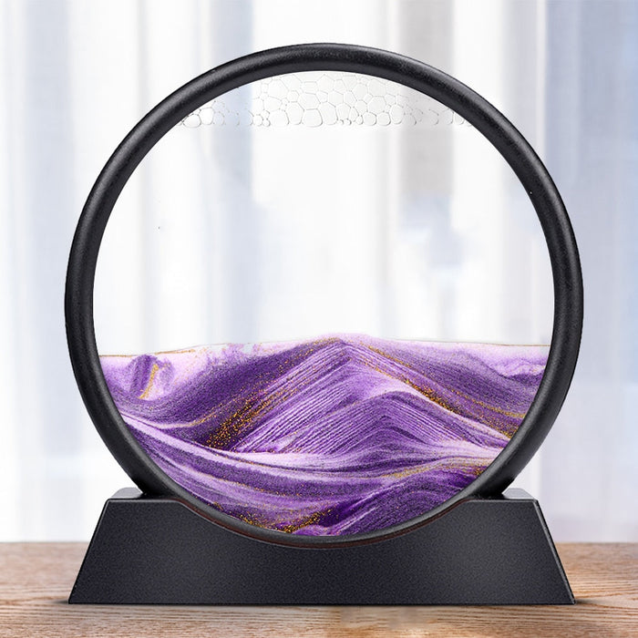 Moving Sandscape Visual Stim Art The Autistic Innovator Purple 12 inch / 30cm 