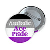 Autistic Ace Pride Pin Accessories Printify 2.25" 