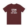 Stim the Day Away Unisex T-Shirt T-Shirt Printify Maroon S 