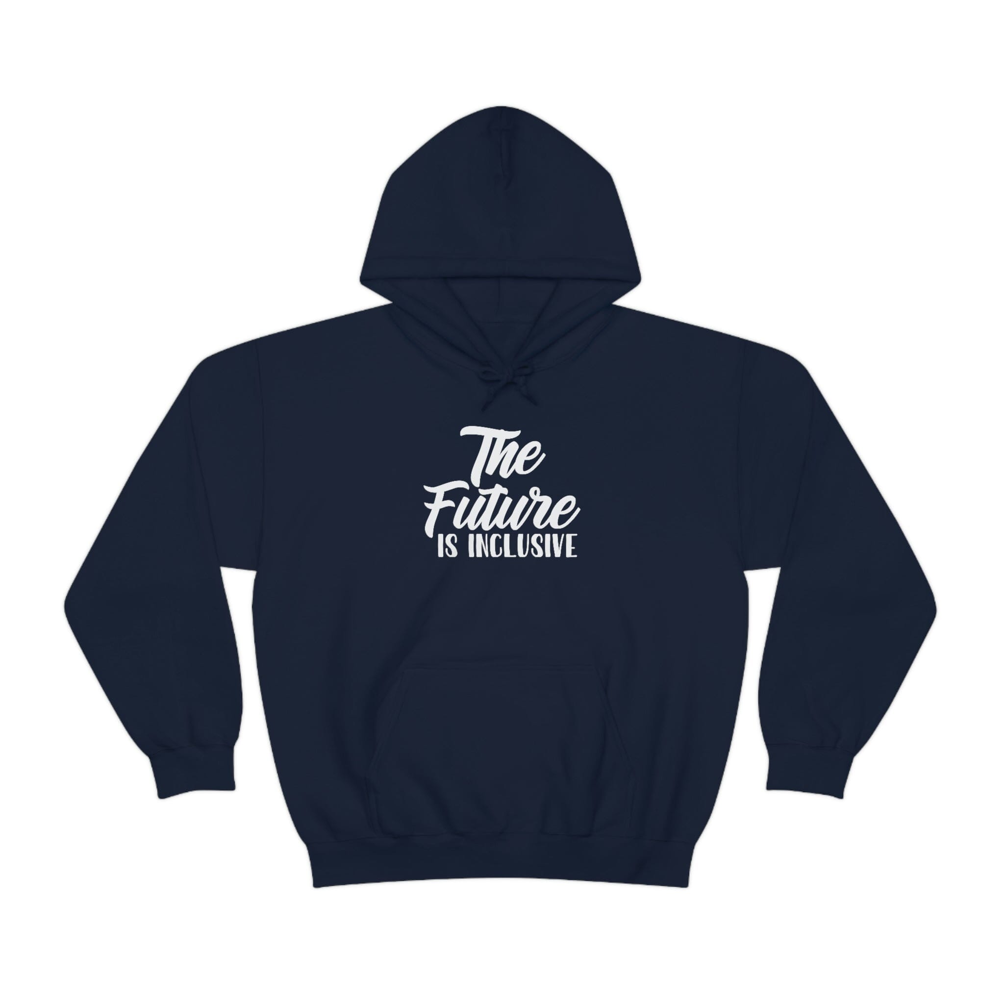 The Future is Inclusive Unisex Hoodie Hoodie The Autistic Innovator Navy S 