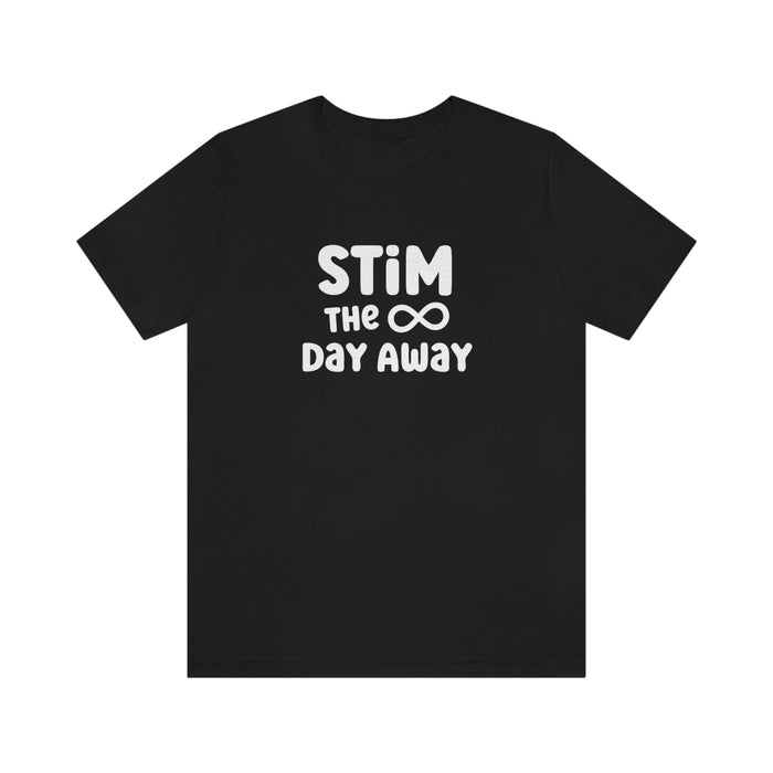 Stim the Day Away Unisex T-Shirt T-Shirt Printify Black S 