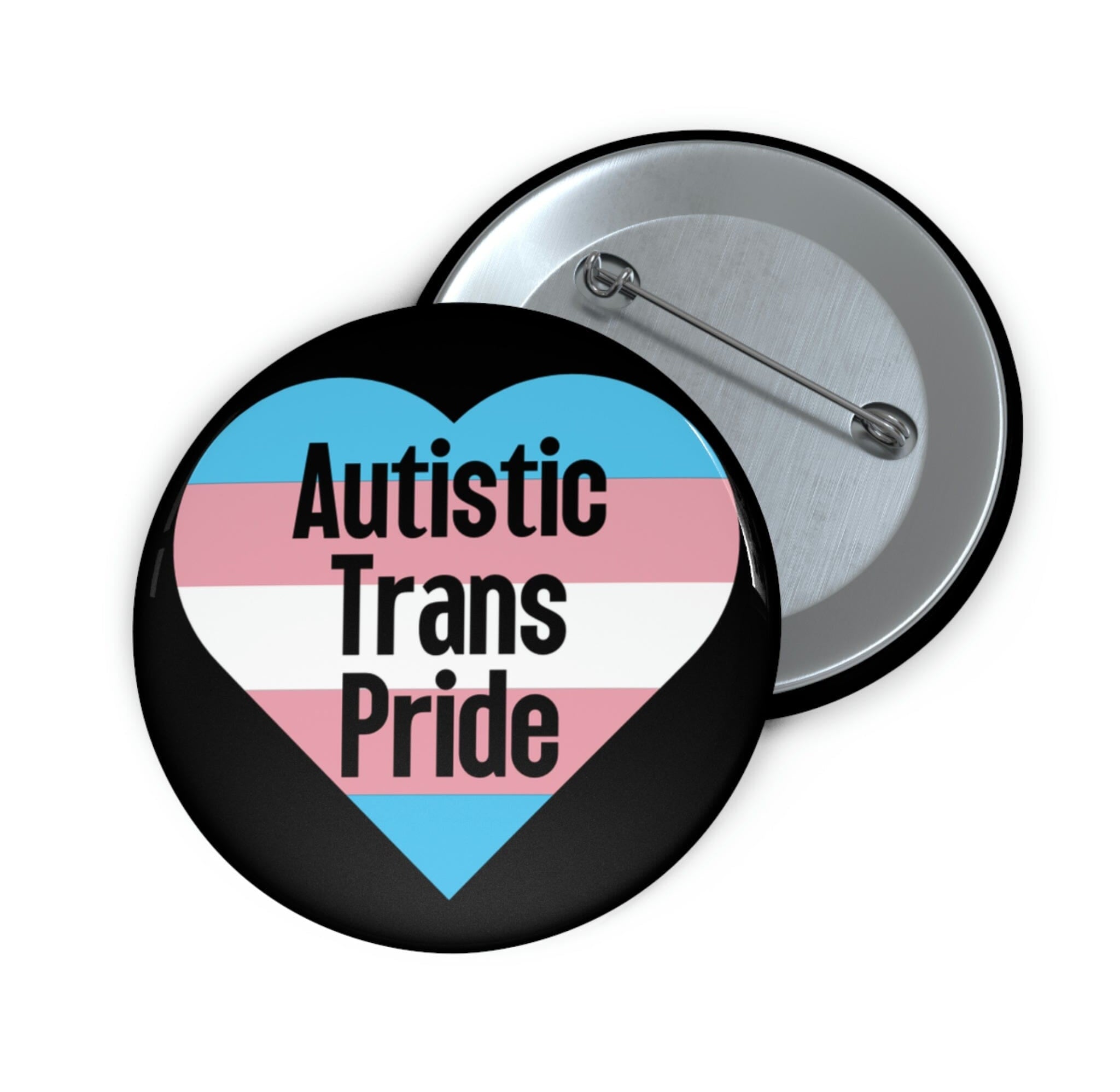Autistic Trans Pride Accessories Printify 2.25" 