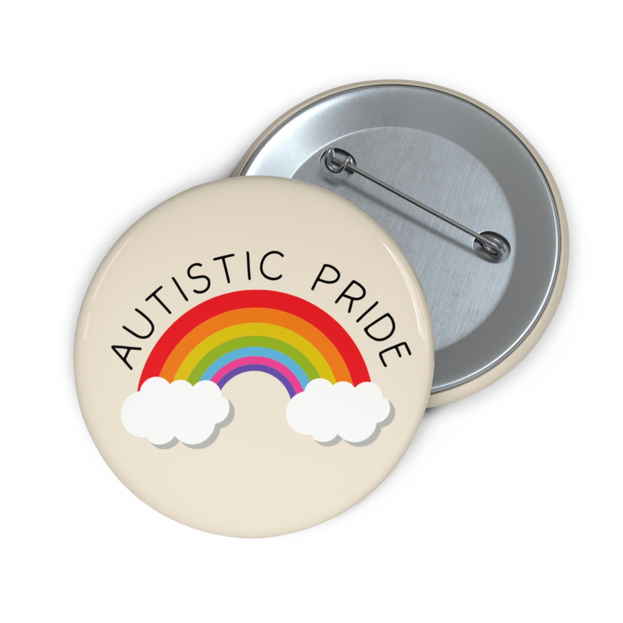 Autistic Pride Rainbow Pin Accessories The Autistic Innovator 