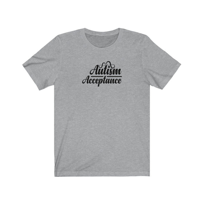 Autism Acceptance Unisex T-Shirt T-Shirt Printify Athletic Heather S 