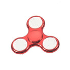 6colors Creative LED Light Luminous Fidget Spinner Changes Hand Spinner Golw in the Dark Stress Relief Toys For Kids The Autistic Innovator red 