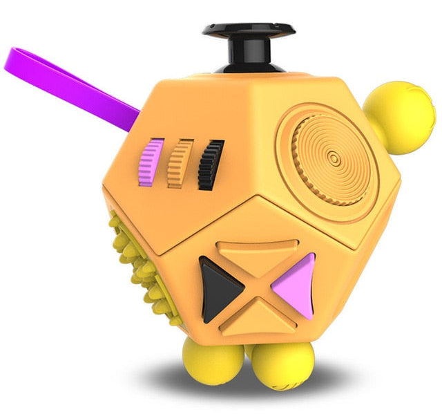 Ultimate Fidget Cube The Autistic Innovator Orange Multi Colored 