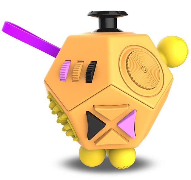 Ultimate Fidget Cube The Autistic Innovator Orange Multi Colored 