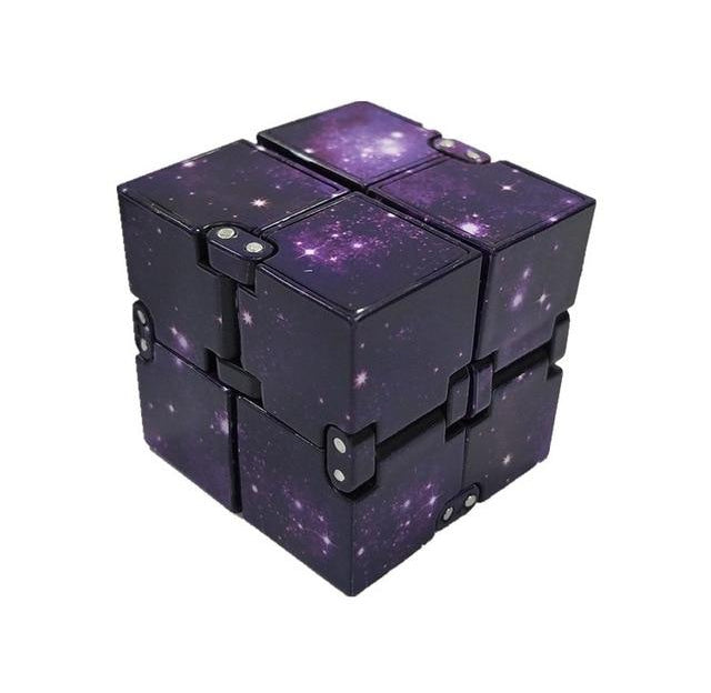 Galaxy Infinity Fidget Cube The Autistic Innovator Purple Galaxy 