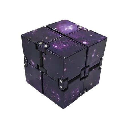 Galaxy Infinity Fidget Cube The Autistic Innovator Purple Galaxy 