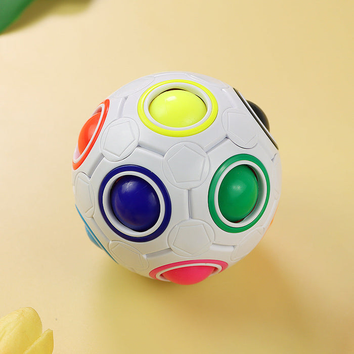 Rainbow Puzzle Ball Stim Toy The Autistic Innovator 