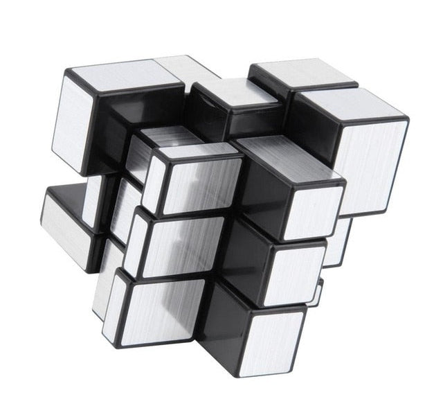 Mirror Speed Cube Stim Toy The Autistic Innovator Modern Silver 