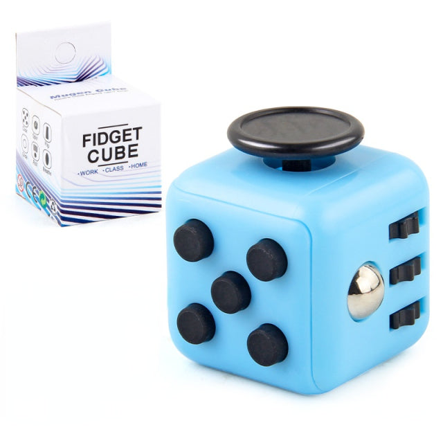 Push Button Fidget Cube The Autistic Innovator Sky Blue 