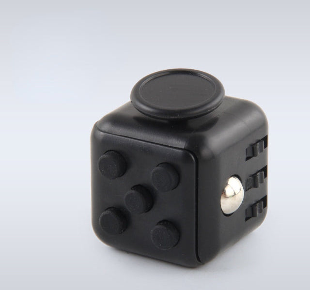 Push Button Fidget Cube The Autistic Innovator All Black 