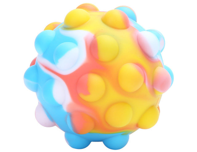 Bubble Wrap Ball Stim Toy The Autistic Innovator Blue Multicolored 