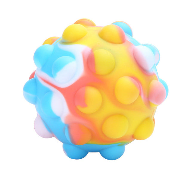 Bubble Wrap Ball Stim Toy The Autistic Innovator Blue Multicolored 