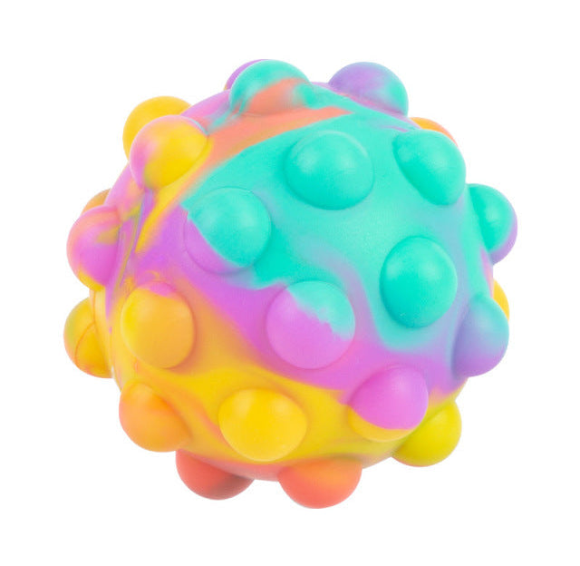Bubble Wrap Ball Stim Toy The Autistic Innovator Green Multicolored 