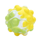 Bubble Wrap Ball Stim Toy The Autistic Innovator Light Green & Yellow 