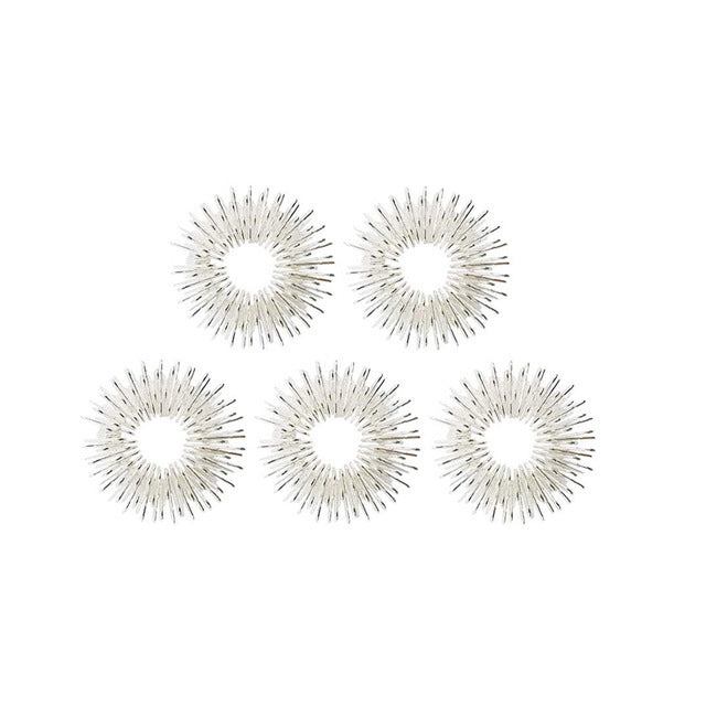 Amazon.com: Acupressure Rings Bracelets Massagers Set Spiky Sensory Finger  Rings for Finger and Hand Wrist Massage Pain Relief Gold Silver : Health &  Household