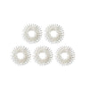 Spiky Acupressure Rings (5 pack) The Autistic Innovator Silver 